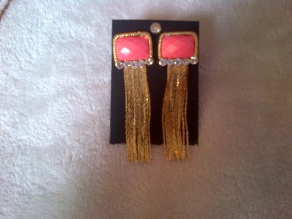Brinco de Franjas Coral