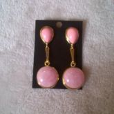 Brinco de Pedras Rosa